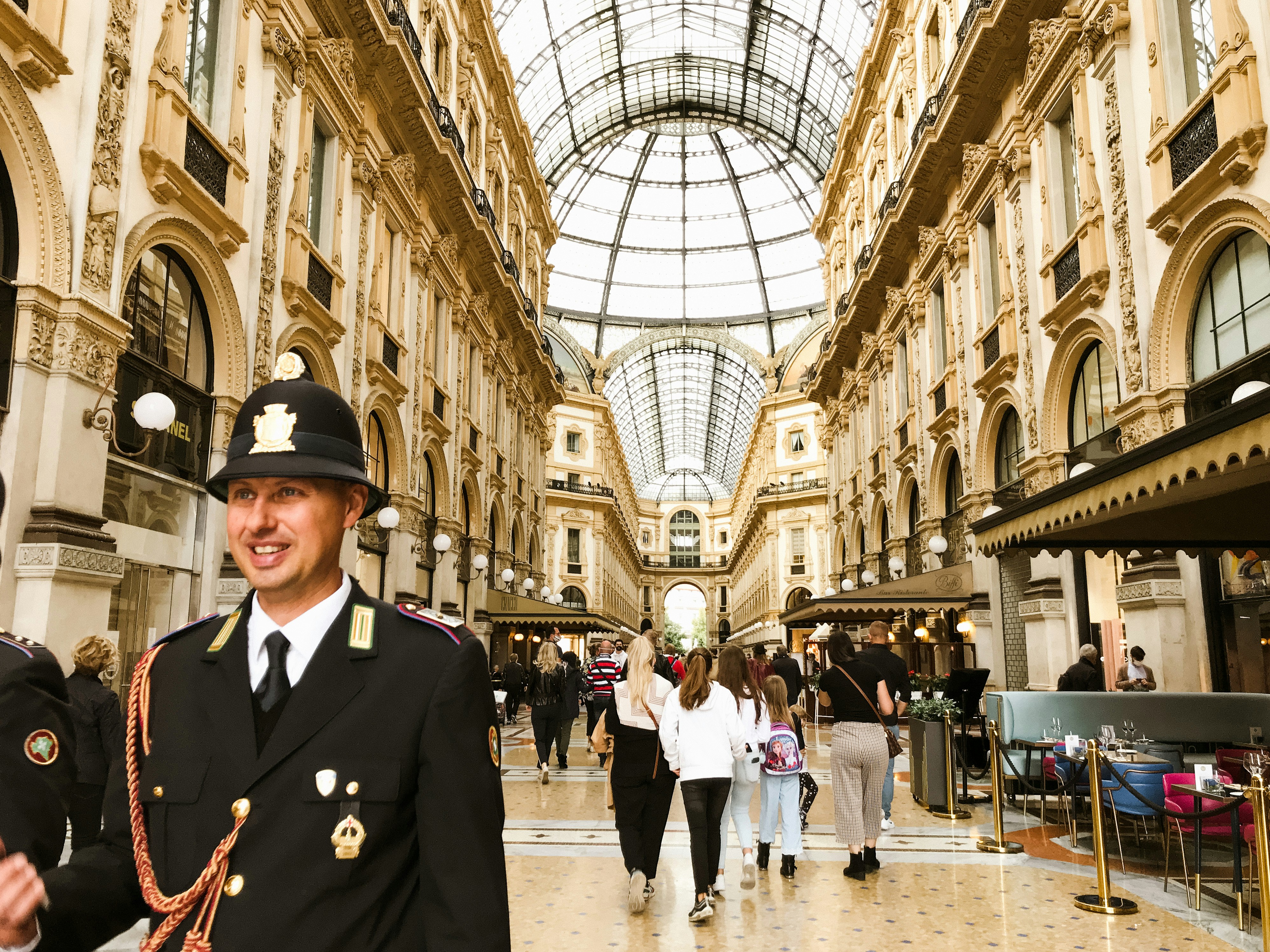 Carabiniere italiano in servizio
